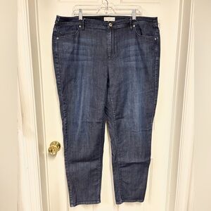J. Jill Dark Slim Leg Jeans 20